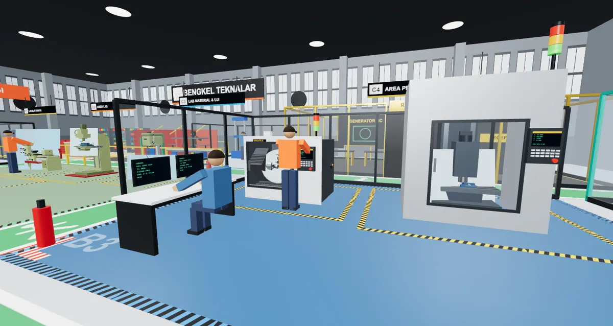 Mode RPG: area CNC Bengkel Teknalar dilihat dari mata operator
